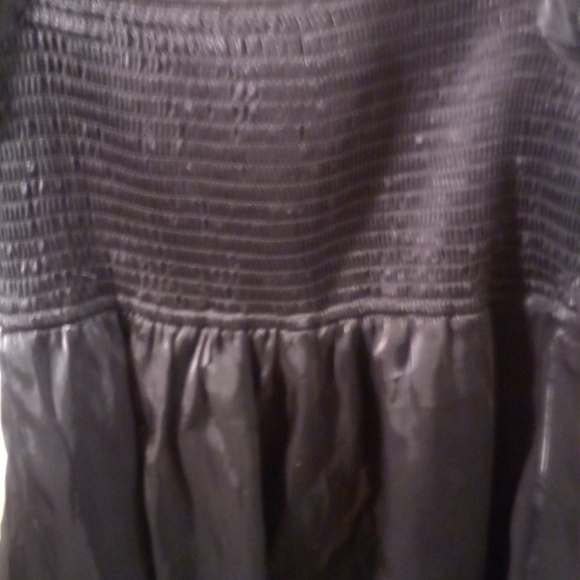 Dark Romance Fairycore Black Puffy Baby Doll Short Sleeve Tea Dress LARGE - Picture 11 of 12